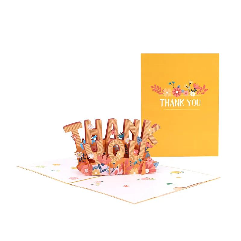 3D Thank You Pop Up Greeting Card
