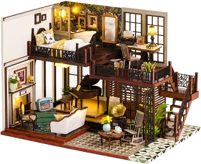 DIY Miniature Time Impression Dollhouse Handmade Kit