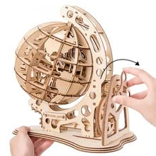 Wooden World Globe