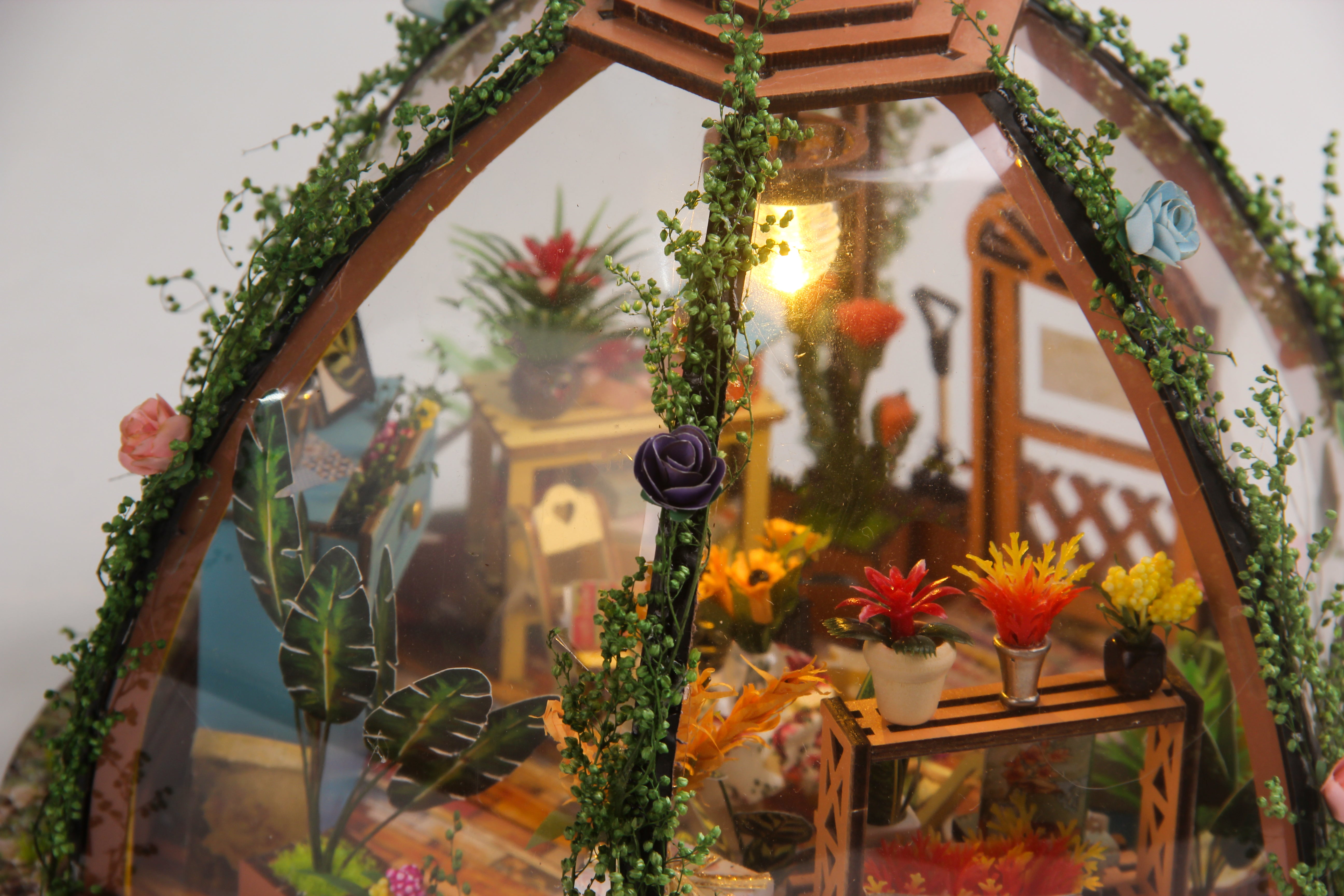 Star Garden Flower House DIY Wooden Dollhouse Kit with Furniture|Birthday Gift | Hobby
