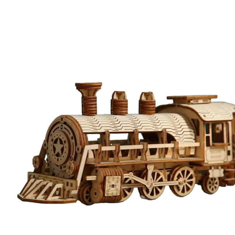 Wooden Luxury Steam Train Puzzle