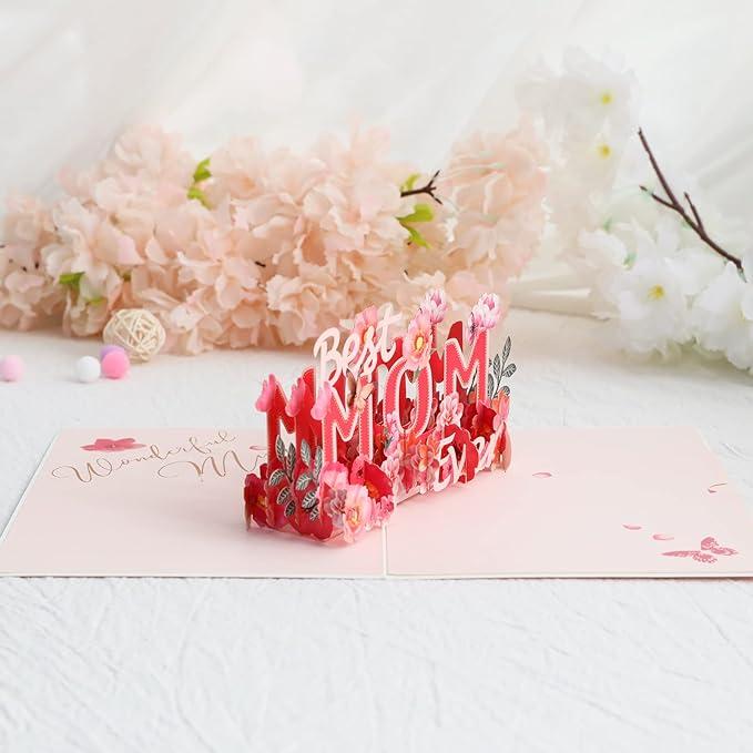 3D Mother's Day Pop Up Greeting Card
