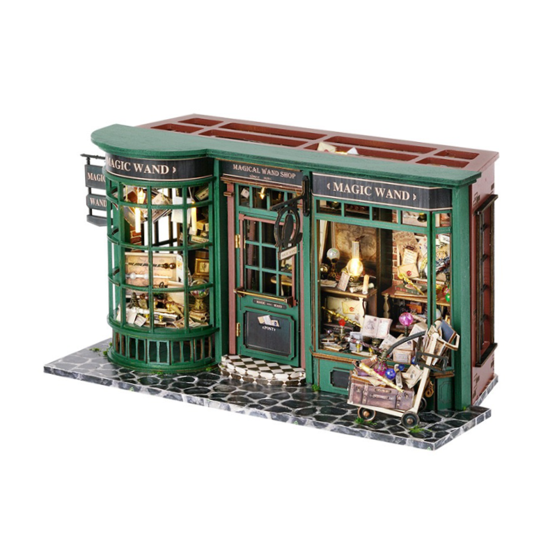 DIY Miniature and Furniture Dollhouse Kit Magic Wand Shop