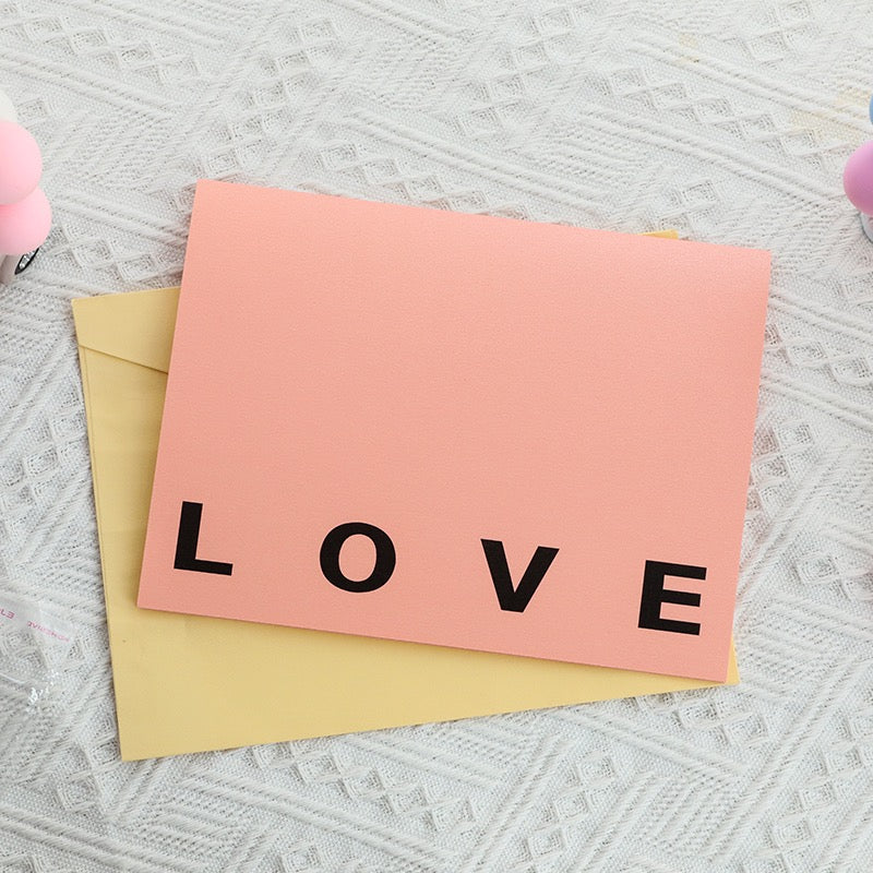 3D Love Pink Heart Pop Up Greeting Card