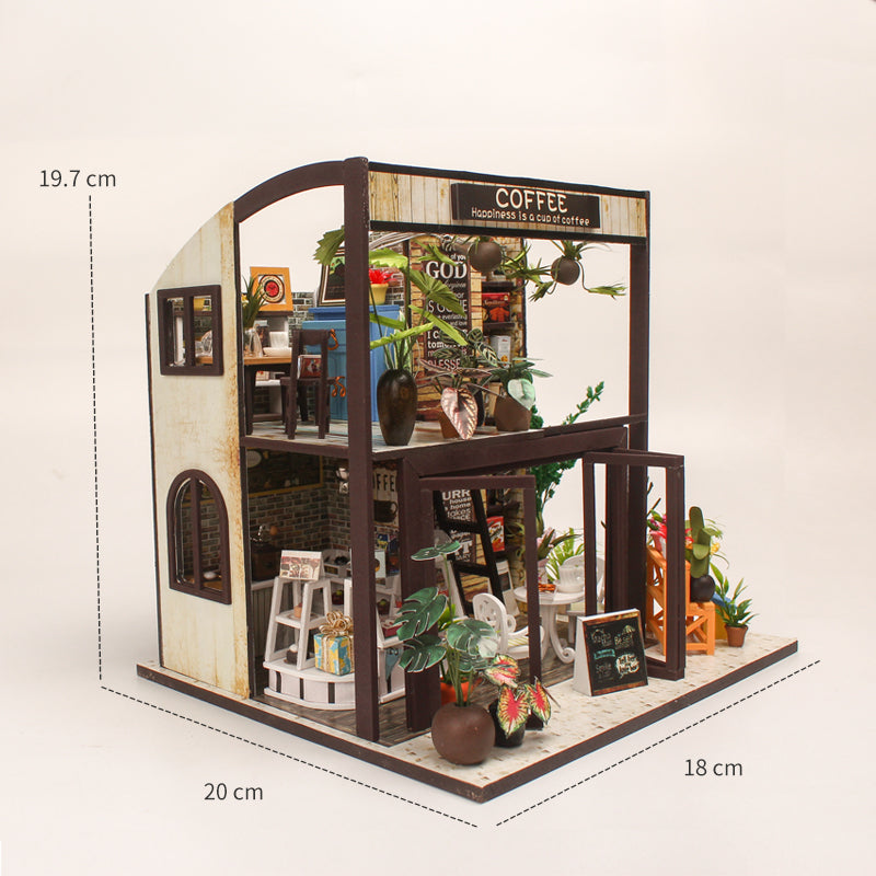 Diy miniature deals coffee shop