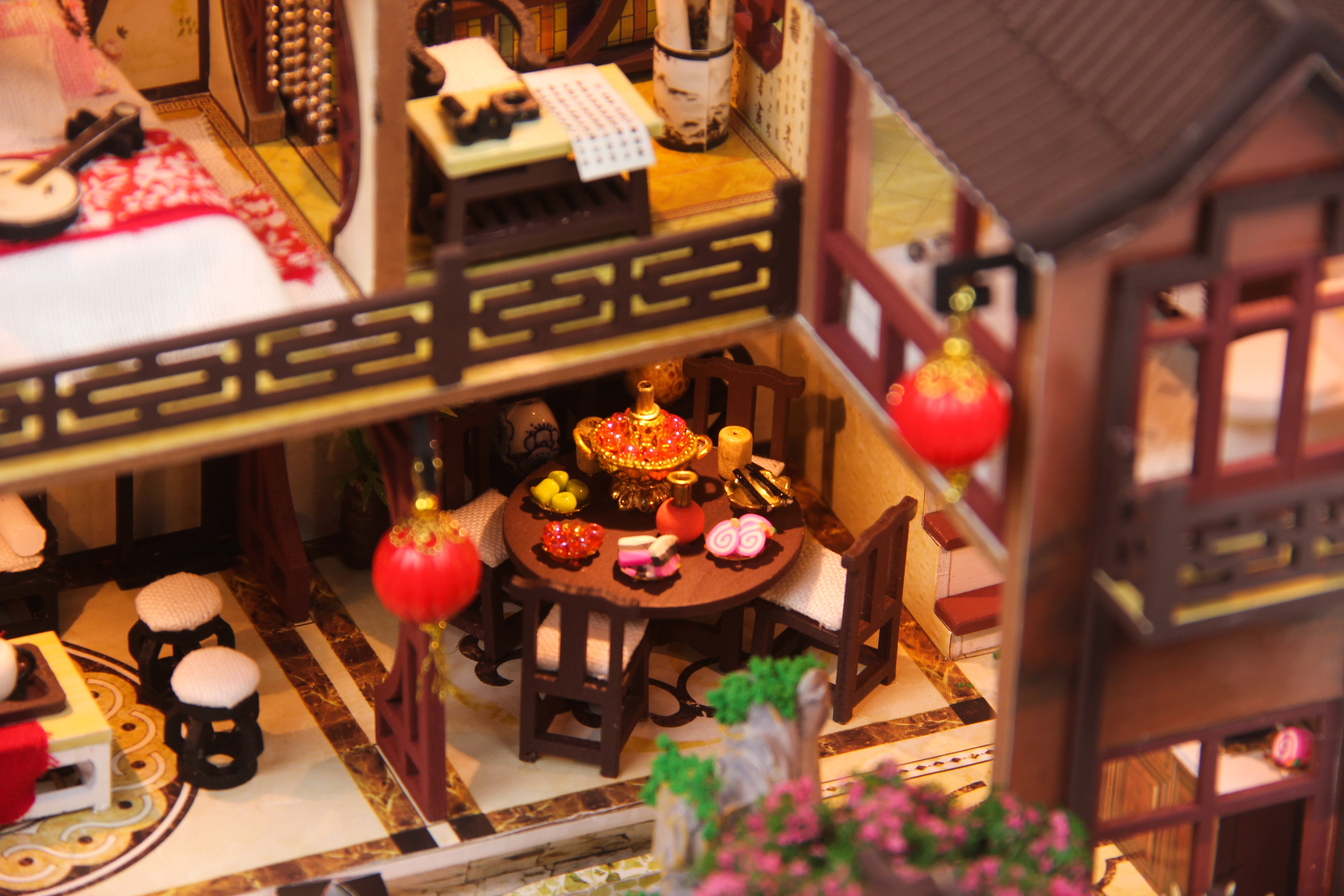 Chinese Ancient House DIY Wooden Dollhouse Kit with Furniture|Birthday Gift | Hobby