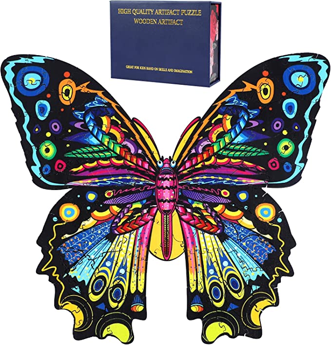 Wooden Butterfly Jigsaw Puzzle
