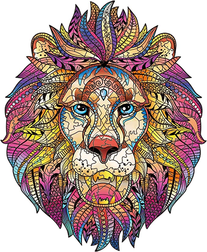 木狮子拼图