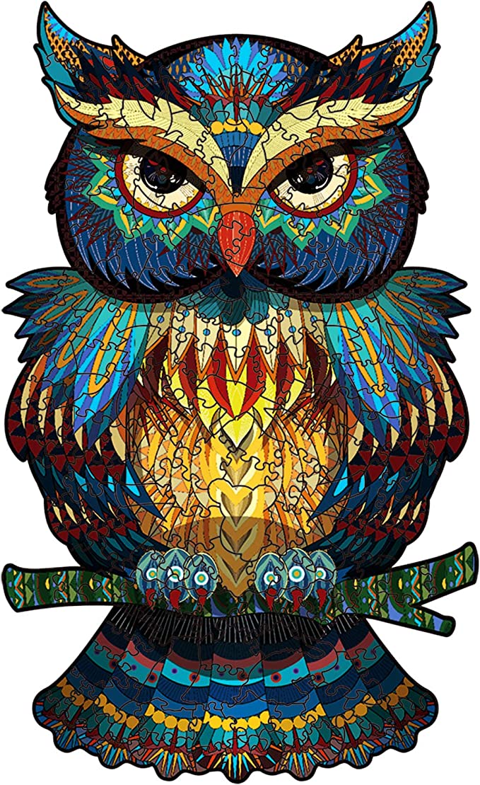 Wooden Owl Jigsaw Puzzle