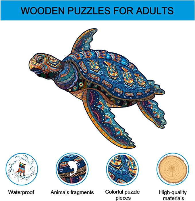 木制海龟拼图